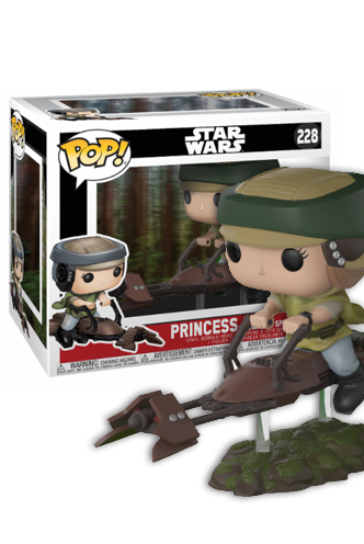 Funko pop princess leia speeder bike sales